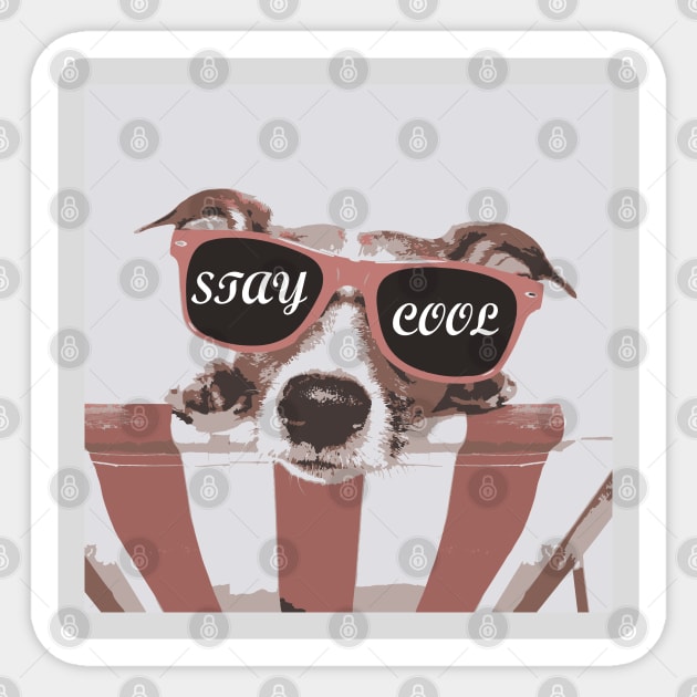 Stay Cool - Retro Colors Sticker by madmonkey